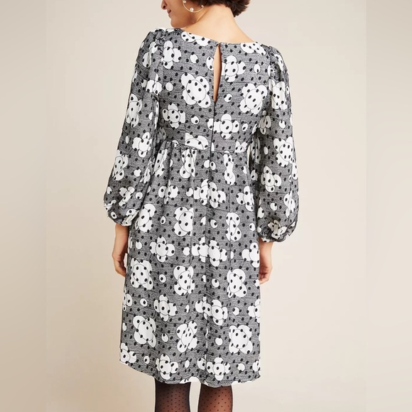 Anthropologie Jane Textured Babydoll Dress Woman’s 0 - Picture 3 of 8